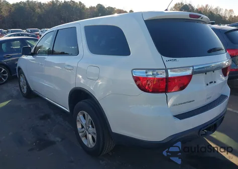 2013 Dodge Durango Sxt from USA, damaged, VIN 1C4RDHAG1DC628921